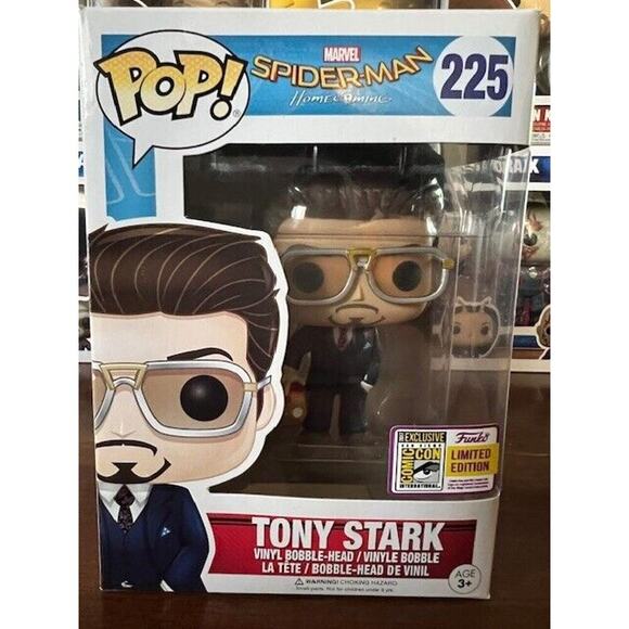 Funko POP! Marvel: Tony Stark #225 SDCC Exclusive - Picture 2 of 8